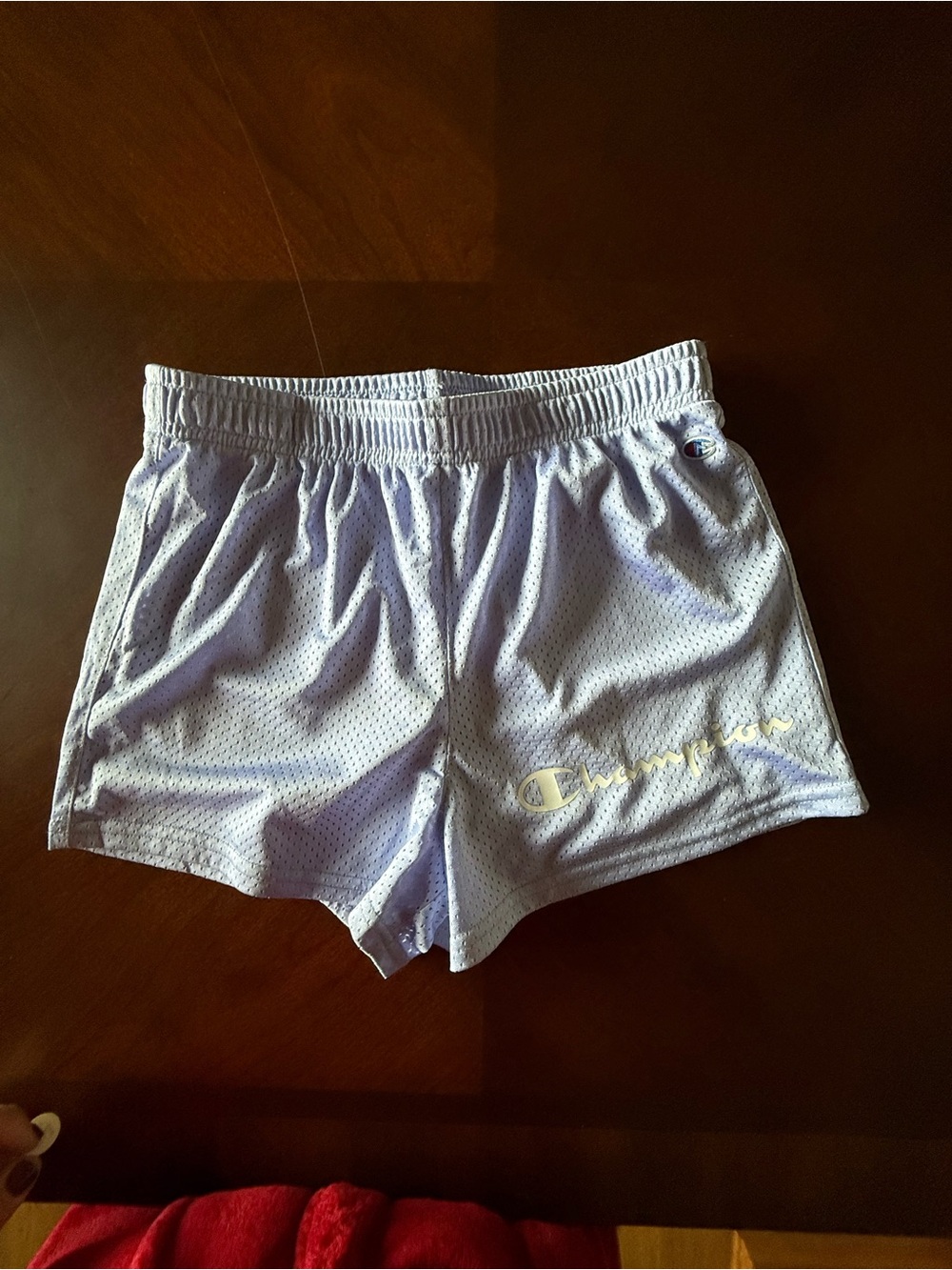 Champion Light Lavender Girl’s Athletic Mesh Shorts - Size XL